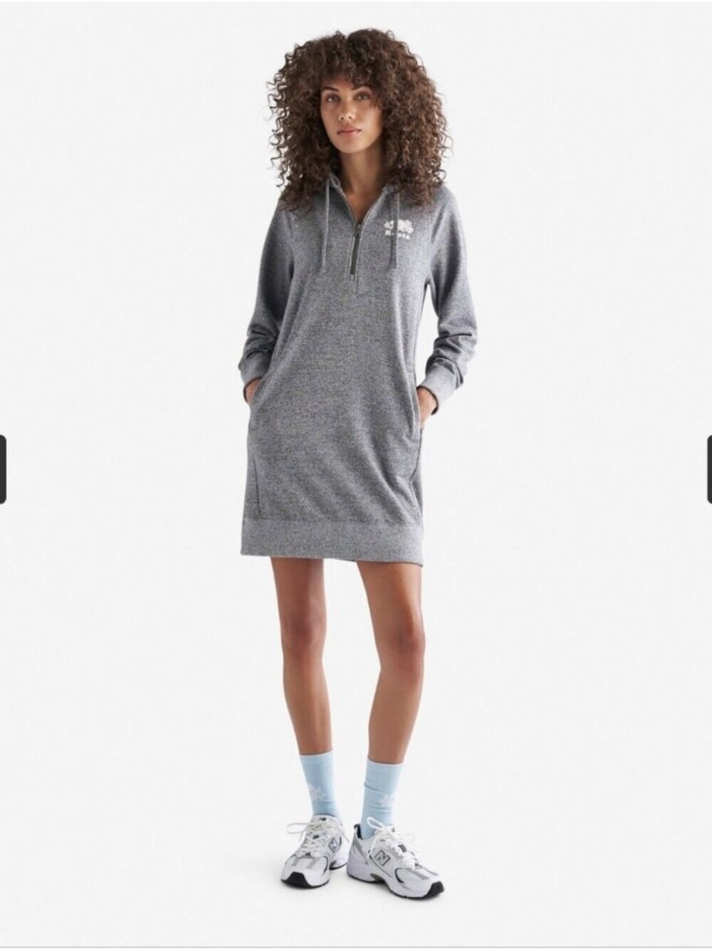 ROOTS | Original Dockside Long Sleeve Dress gray Sz S